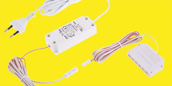Sistema de alimentación para LED de 7 W con distribuidor
